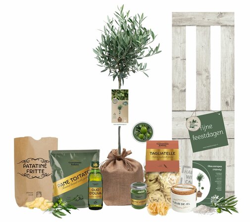 Kerstpakket Olijfboom Mangiare d'Italia M